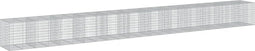 vidaXL - Schanskorf - 1150x100x100 - cm - gegalvaniseerd - ijzer - zilverkleurig