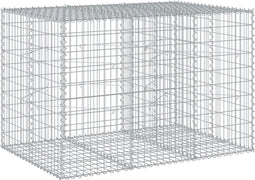 vidaXL - Schanskorf - 150x100x100 - cm - gegalvaniseerd - ijzer - zilverkleurig