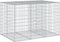 vidaXL - Schanskorf - 150x100x100 - cm - gegalvaniseerd - ijzer - zilverkleurig