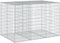 vidaXL - Schanskorf - 150x100x100 - cm - gegalvaniseerd - ijzer - zilverkleurig