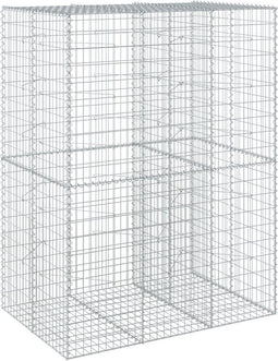 vidaXL - Schanskorf - 150x100x200 - cm - gegalvaniseerd - ijzer - zilverkleurig
