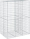 vidaXL - Schanskorf - 150x100x200 - cm - gegalvaniseerd - ijzer - zilverkleurig