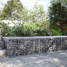 vidaXL - Schanskorf - 200x100x50 - cm - gegalvaniseerd - ijzer - zilverkleurig