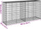 vidaXL - Schanskorf - 200x50x100 - cm - gegalvaniseerd - ijzer - zilverkleurig