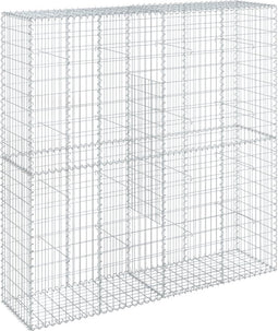 vidaXL - Schanskorf - 200x50x200 - cm - gegalvaniseerd - ijzer - zilverkleurig