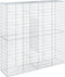 vidaXL - Schanskorf - 200x50x200 - cm - gegalvaniseerd - ijzer - zilverkleurig
