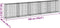 vidaXL - Schanskorf - 500x50x100 - cm - gegalvaniseerd - ijzer - zilverkleurig