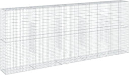 vidaXL - Schanskorf - 500x50x200 - cm - gegalvaniseerd - ijzer - zilverkleurig