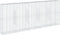 vidaXL - Schanskorf - 500x50x200 - cm - gegalvaniseerd - ijzer - zilverkleurig