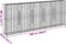vidaXL - Schanskorf - 500x50x200 - cm - gegalvaniseerd - ijzer - zilverkleurig