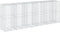 vidaXL - Schanskorf - 550x100x200 - cm - gegalvaniseerd - ijzer - zilverkleurig