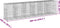 vidaXL - Schanskorf - 600x100x150 - cm - gegalvaniseerd - ijzer - zilverkleurig