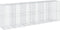 vidaXL - Schanskorf - 600x100x200 - cm - gegalvaniseerd - ijzer - zilverkleurig