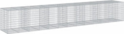 vidaXL - Schanskorf - 650x100x100 - cm - gegalvaniseerd - ijzer - zilverkleurig
