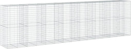 vidaXL - Schanskorf - 750x100x200 - cm - gegalvaniseerd - ijzer - zilverkleurig
