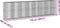 vidaXL - Schanskorf - 750x100x200 - cm - gegalvaniseerd - ijzer - zilverkleurig
