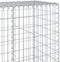 vidaXL - Schanskorf - 900x50x200 - cm - gegalvaniseerd - ijzer - zilverkleurig