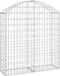 vidaXL - Schanskorf - gewelfd - 100x30x100/120 - cm - gegalvaniseerd - ijzer