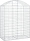 vidaXL - Schanskorf - gewelfd - 100x50x120/140 - cm - gegalvaniseerd - ijzer