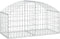 vidaXL - Schanskorf - gewelfd - 100x50x40/60 - cm - gegalvaniseerd - ijzer