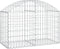 vidaXL - Schanskorf - gewelfd - 100x50x60/80 - cm - gegalvaniseerd - ijzer
