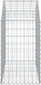 vidaXL - Schanskorf - gewelfd - 100x50x80/100 - cm - gegalvaniseerd - ijzer