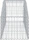 vidaXL - Schanskorf - gewelfd - 150x50x40/60 - cm - gegalvaniseerd - ijzer