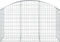 vidaXL - Schanskorf - gewelfd - 150x50x80/100 - cm - gegalvaniseerd - ijzer