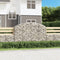 vidaXL - Schanskorf - gewelfd - 200x30x120/140 - cm - gegalvaniseerd - ijzer