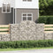 vidaXL - Schanskorf - gewelfd - 200x30x120/140 - cm - gegalvaniseerd - ijzer