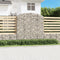 vidaXL - Schanskorf - gewelfd - 200x30x200/220 - cm - gegalvaniseerd - ijzer