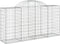 vidaXL - Schanskorf - gewelfd - 200x50x100/120 - cm - gegalvaniseerd - ijzer