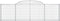 vidaXL - Schanskorf - gewelfd - 300x30x80/100 - cm - gegalvaniseerd - ijzer