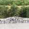 vidaXL - Schanskorf - gewelfd - 400x50x40/60 - cm - gegalvaniseerd - ijzer