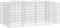 vidaXL - Schanskorf - gewelfd - verhoogd - 200x100x100 - cm - gegalvaniseerd - ijzer