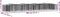 vidaXL - Schanskorf - gewelfd - verhoogd - 400x100x50 - cm - gegalvaniseerd - ijzer