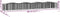vidaXL - Schanskorf - gewelfd - verhoogd - 400x50x50 - cm - gegalvaniseerd - ijzer