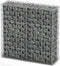 vidaXL - Schanskorf - met - deksels - 100x100x30 - cm - gegalvaniseerd - draad