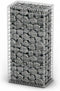 vidaXL - Schanskorf - met - deksels - 100x100x30 - cm - gegalvaniseerd - draad