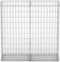 vidaXL - Schanskorf - met - deksels - 100x100x30 - cm - gegalvaniseerd - draad