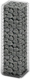 vidaXL - Schanskorf - met - deksels - 100x30x30 - cm - gegalvaniseerd - draad