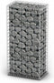 vidaXL - Schanskorf - met - deksels - 100x50x30 - cm - gegalvaniseerd - draad