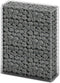 vidaXL - Schanskorf - met - deksels - 100x50x30 - cm - gegalvaniseerd - draad