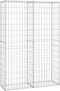 vidaXL - Schanskorf - met - deksels - 150x100x30 - cm - gegalvaniseerd - draad