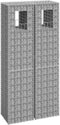 vidaXL - Schanskorf - paal - 40x40x140 - cm - ijzer