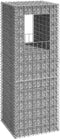 vidaXL - Schanskorf - paal - 50x50x140 - cm - ijzer