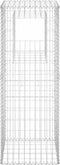 vidaXL - Schanskorf - paal - 50x50x140 - cm - ijzer