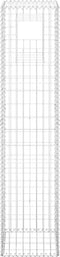 vidaXL - Schanskorf - paal - 50x50x180 - cm - ijzer