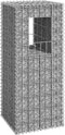 vidaXL - Schanskorf - paal - 50x50x180 - cm - ijzer