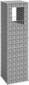 vidaXL - Schanskorf - paal - 50x50x180 - cm - ijzer